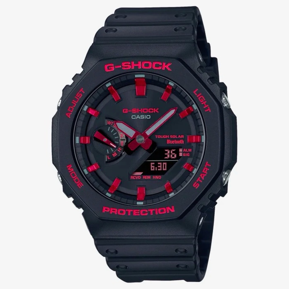 G-SHOCK x Milwaukee 100 Years Limited Edition Ignite Red Watch GAB2100BNR-1A